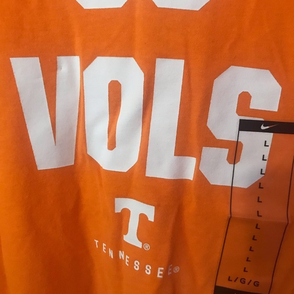 Tennessee Volunteers “Go Vols” Nike Dri-Fit Orange T-Shirt New with Defects L - Picture 4 of 13